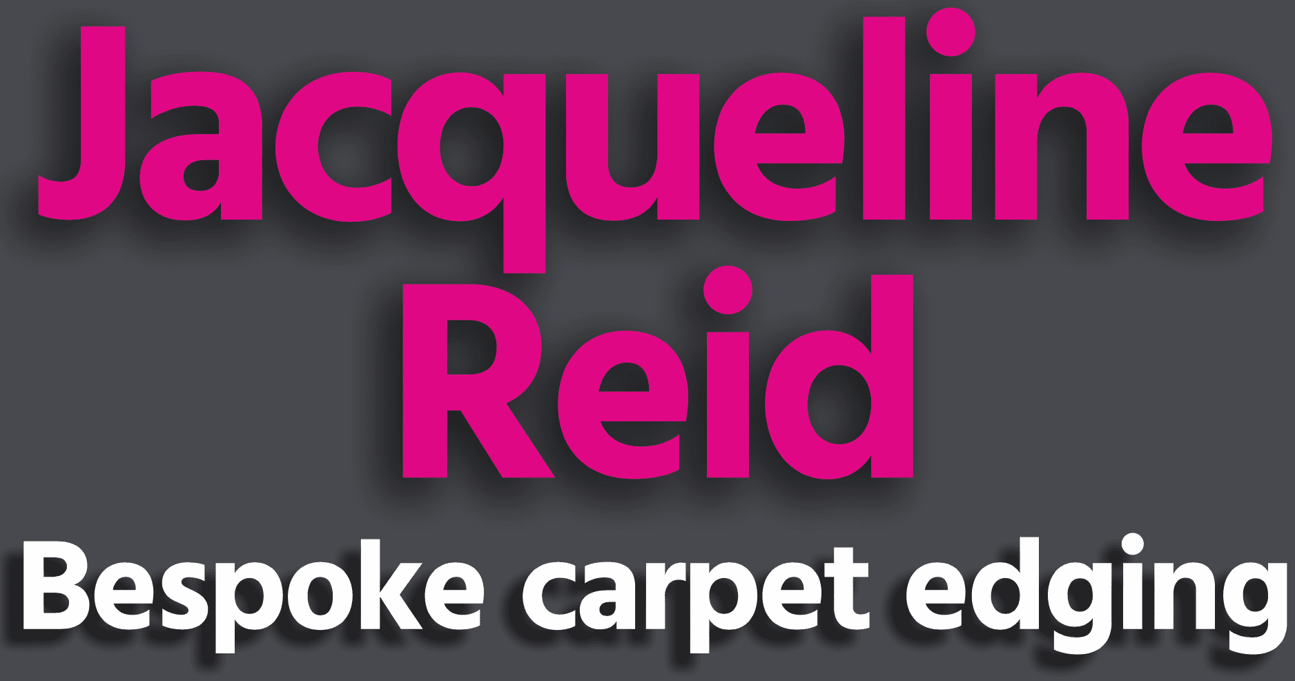 Jacqueline Reid Bespoke Carpet Edging Logo
